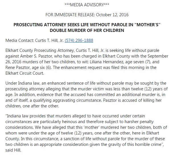 (Press release supplied/Elkhart County Prosecutor's Office)