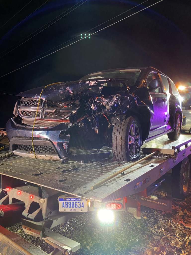 Granger woman, 60, injured in threevehicle crash in Milton Township