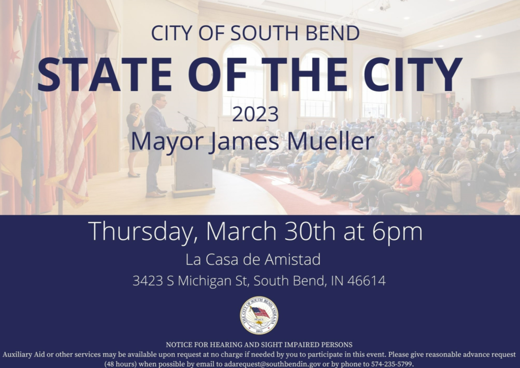 South Bend's Mayor to deliver State Of The City address in late March ...