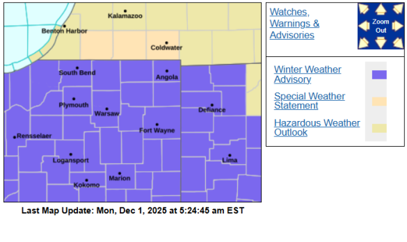 Winter Weather Advisory: More snow expected Monday night into Tuesday ...