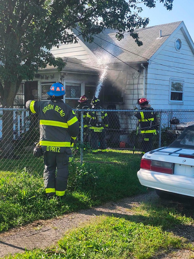 Fire crews save four pets from house fire on Poland Street